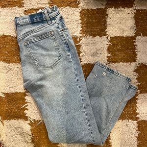 Abercrombie 90s straight ultra high rise jean